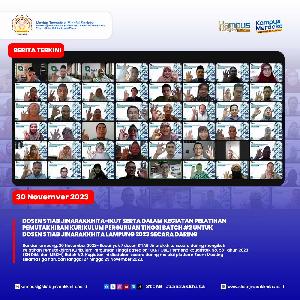 Foto Pelatihan Pengembangan Kompetensi Dosen 